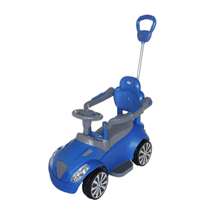 ماشین کودک بی بی ماک طرح آلفا رومئو آبی-طوسی مدل ZV-10 -اسباب بازی